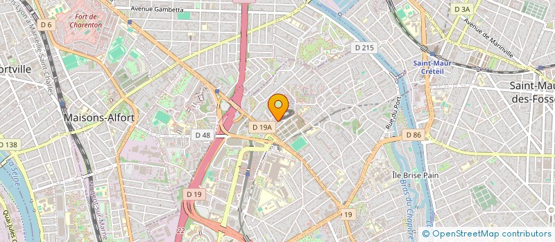 localisation de l'entreprise MADAME LAURINE VIEIRA RIBEIRO  CRETEIL