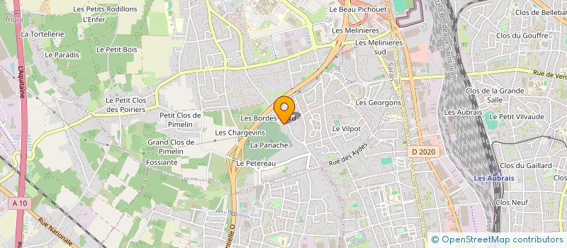 localisation de l'entreprise MADAME LAURINE VINCENT-LAMOTHE à SARAN