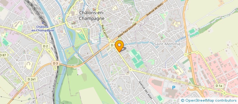 localisation de l'entreprise MADAME LAURITA SINDOE à CHALONS-EN-CHAMPAGNE