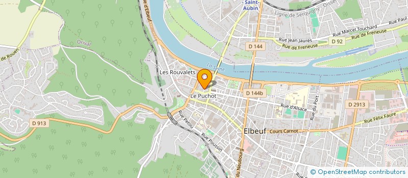 localisation de l'entreprise MADAME LAURVIN NITRICHIE KINZEYE- LEMBE à ELBEUF