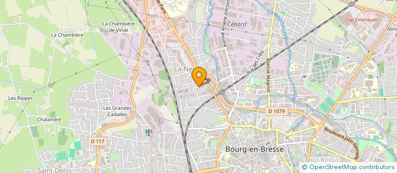 localisation de l'entreprise MADAME LAURY ABBA  VIRIAT