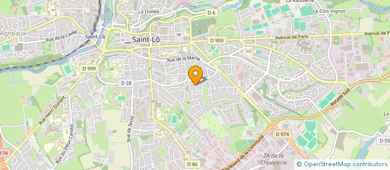 localisation de l'entreprise MADAME LAURY ADAM  SAINT-LO