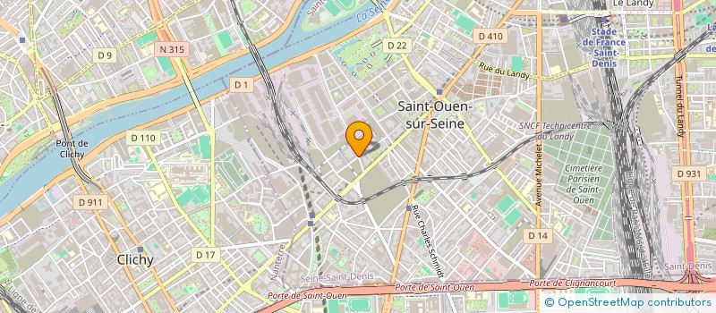 localisation de l'entreprise MADAME LAURY ANATER à SAINT-OUEN-SUR-SEINE