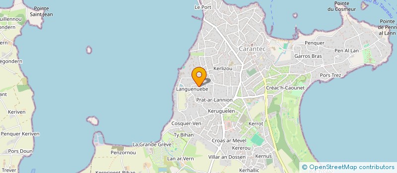 localisation de l'entreprise MADAME LAURY ANNIC  CARANTEC