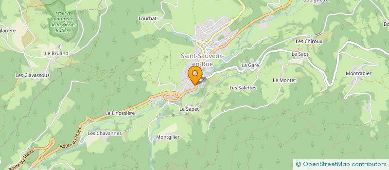 localisation de l'entreprise MADAME LAURY BARRAY  SAINT-SAUVEUR-EN-RUE