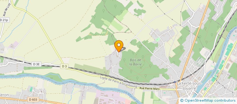 localisation de l'entreprise MADAME LAURY BRIENT à LA FERTE-SOUS-JOUARRE