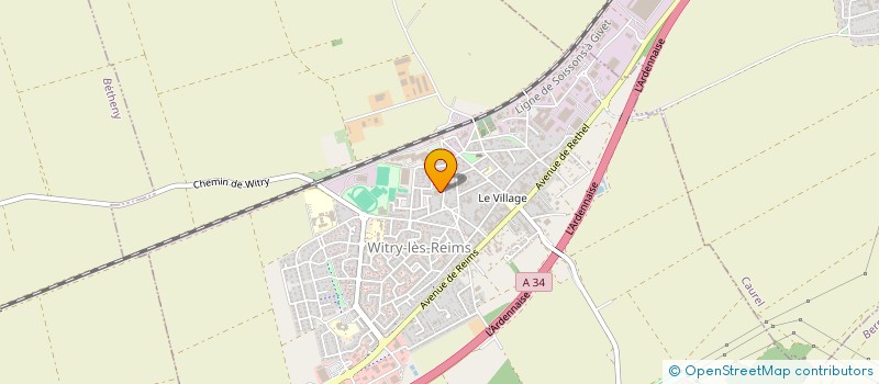 localisation de l'entreprise MADAME LAURY BRUJERE  WITRY-LES-REIMS