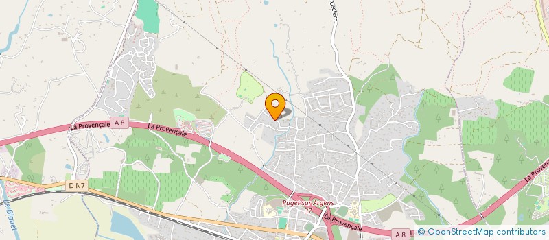 localisation de l'entreprise MADAME LAURY BUREL à PUGET-SUR-ARGENS