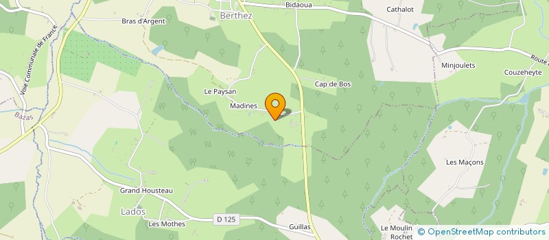 localisation de l'entreprise MADAME LAURY CHINZI  BERTHEZ