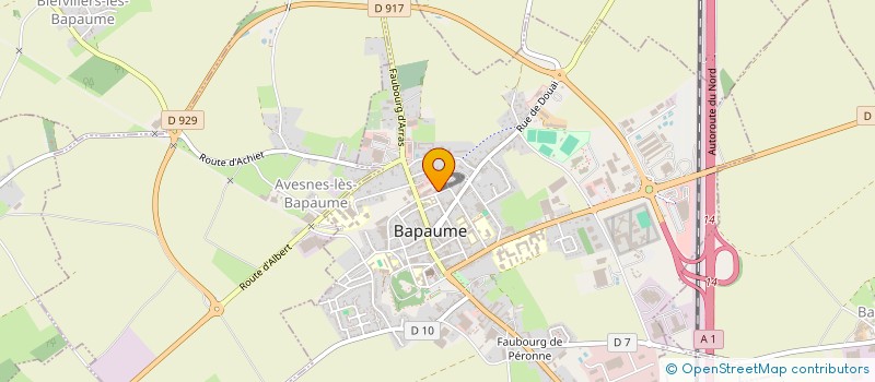 localisation de l'entreprise MADAME LAURY CRETTEUR  GREVILLERS