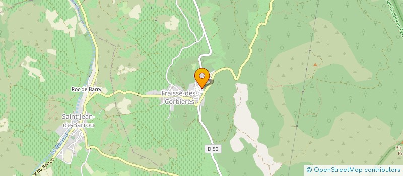 localisation de l'entreprise MADAME LAURY DAUNIS  FRAISSE-DES-CORBIERES