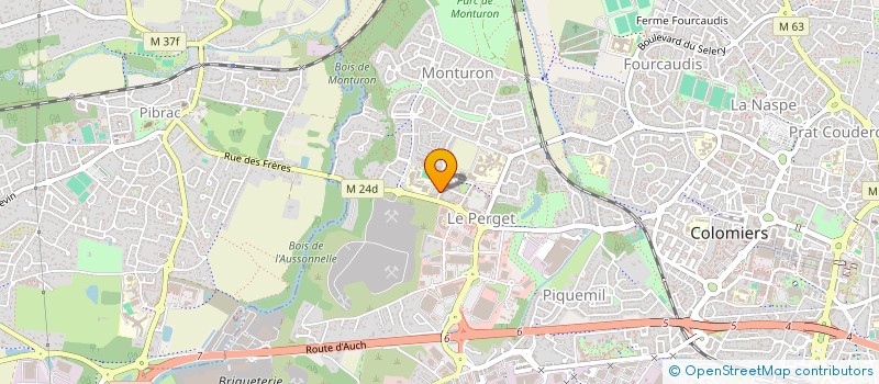 localisation de l'entreprise MADAME LAURY DESROQUE à COLOMIERS