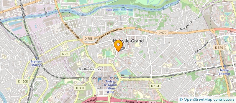 localisation de l'entreprise MADAME LAURY ESTEVES  NOISY-LE-GRAND