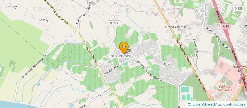 localisation de l'entreprise MADAME LAURY GASCHARD  SAINT-ANDRE-DE-CUBZAC