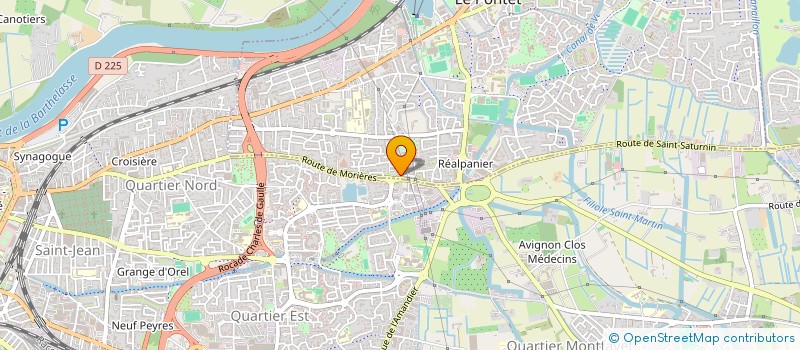 localisation de l'entreprise MADAME LAURY GAUTHIER  LE PONTET