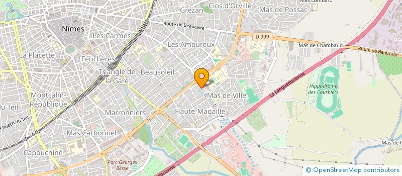 localisation de l'entreprise MADAME LAURY JESUS  NIMES