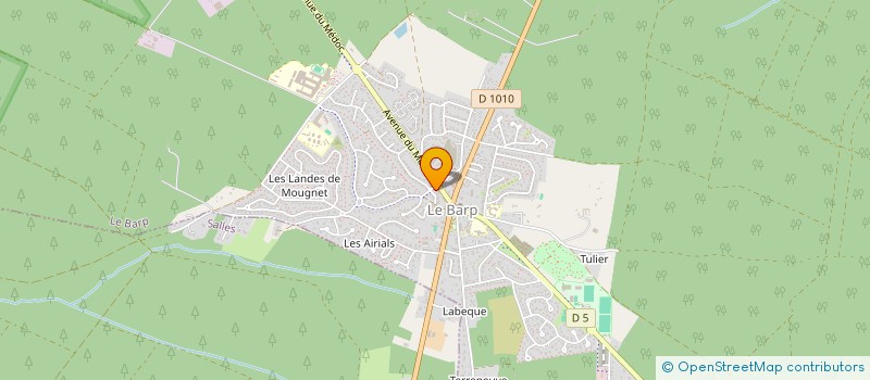 localisation de l'entreprise MADAME LAURY LASSERRE  LE BARP