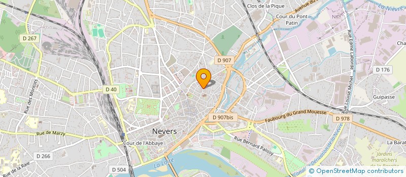 localisation de l'entreprise MADAME LAURY LEBLANC à NEVERS