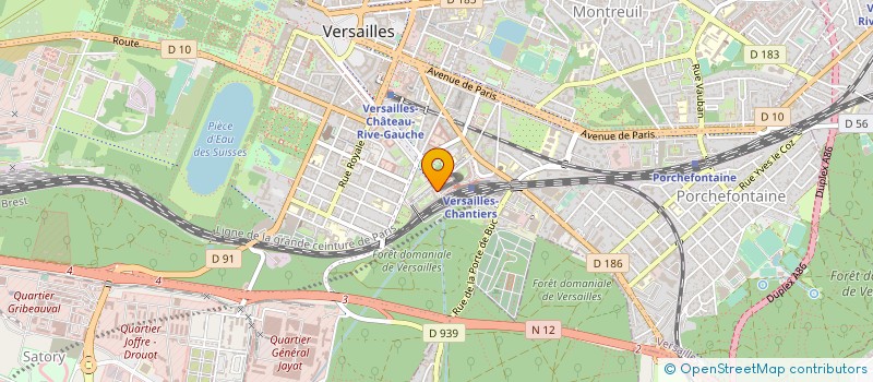 localisation de l'entreprise MADAME LAURY LEFEBVRE à VERSAILLES