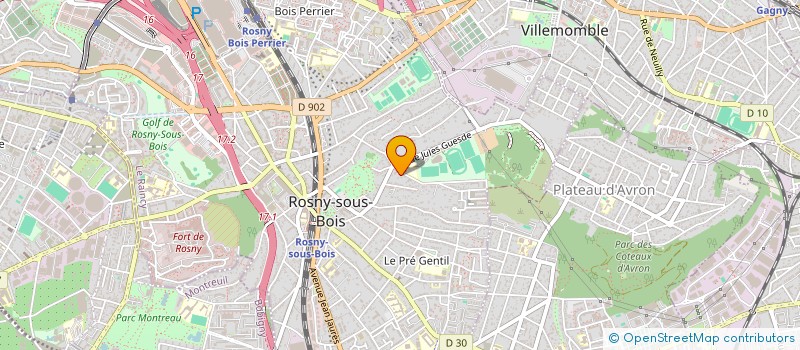 localisation de l'entreprise MADAME LAURY-LINE BACHIR à ROSNY-SOUS-BOIS