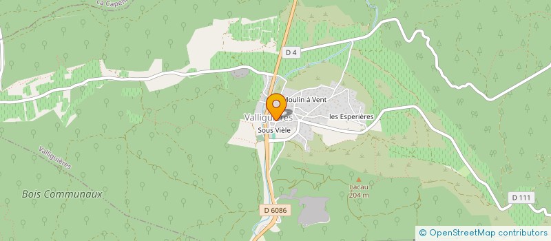 localisation de l'entreprise MADAME LAURY LOUCHE  VALLIGUIERES