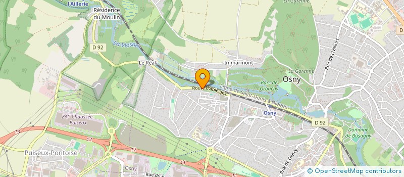 localisation de l'entreprise MADAME LAURY MASSOLIN  OSNY