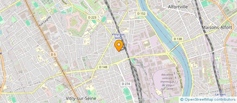 localisation de l'entreprise MADAME LAURY PERRET à VITRY-SUR-SEINE