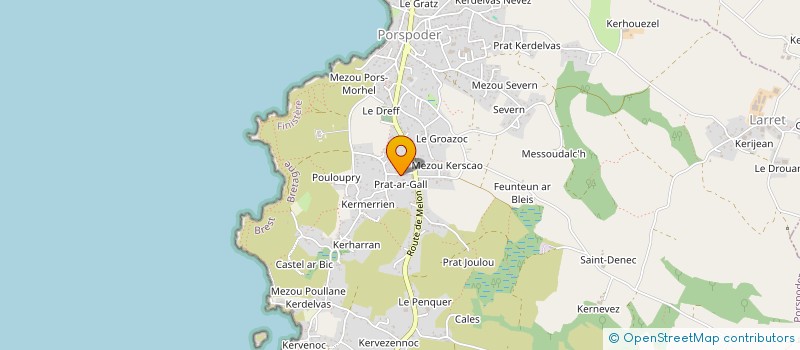 localisation de l'entreprise MADAME LAURY PERROT  PORSPODER