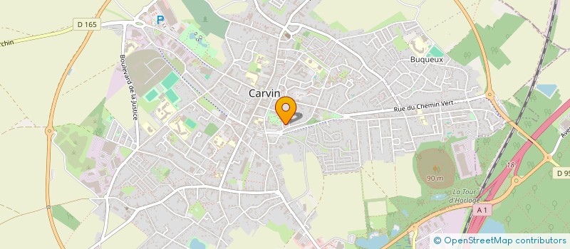 localisation de l'entreprise MADAME LAURY PERSONNE  CARVIN