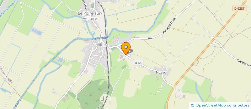 localisation de l'entreprise MADAME LAURY PIERRE  LES VELLUIRE-SUR-VENDEE