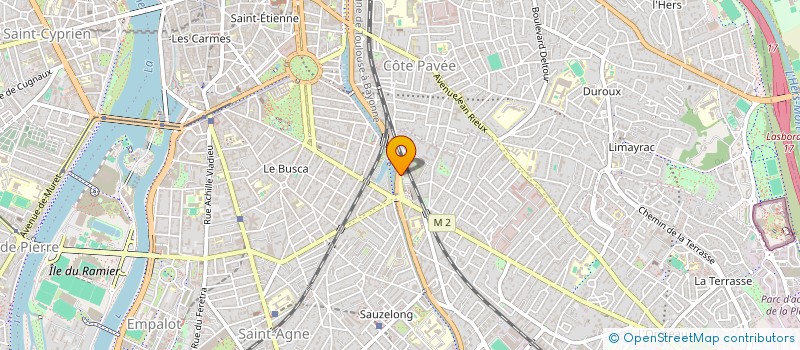 localisation de l'entreprise MADAME LAURY PIERRE  TOULOUSE