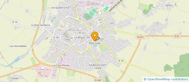 localisation de l'entreprise MADAME LAURY PLAUD  LOUDUN