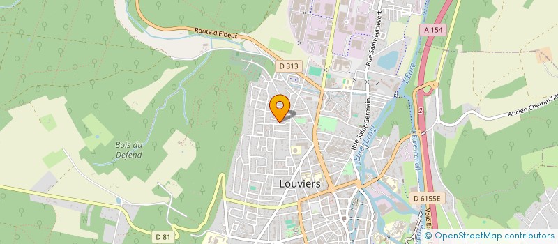 localisation de l'entreprise MADAME LAURY REUTER à LOUVIERS
