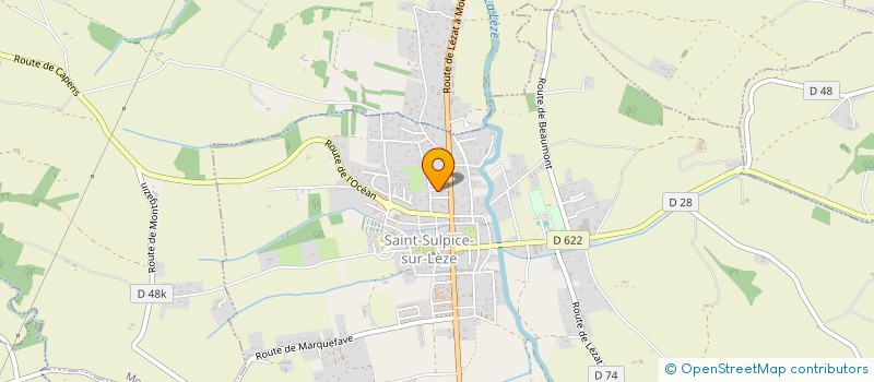 localisation de l'entreprise MADAME LAURY SALLARD  SAINT-SULPICE-SUR-LEZE