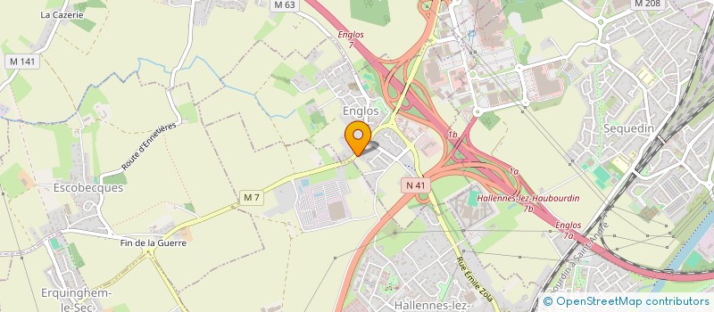 localisation de l'entreprise MADAME LAURY VANDEROMME  ENGLOS