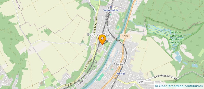 localisation de l'entreprise MADAME LAURY VIVIER  BUTRY-SUR-OISE