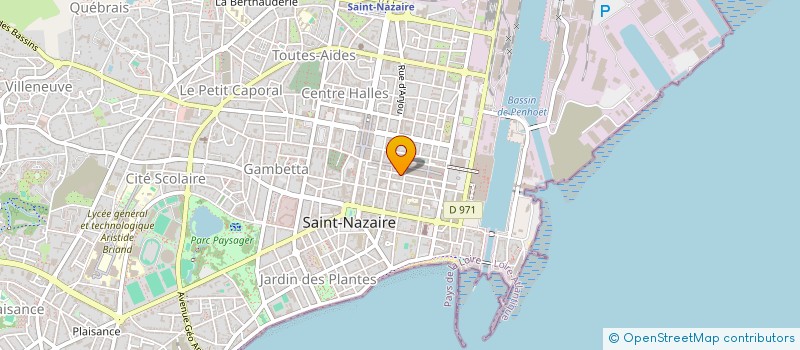 localisation de l'entreprise MADAME LAURYANE PICAUD  SAINT-NAZAIRE