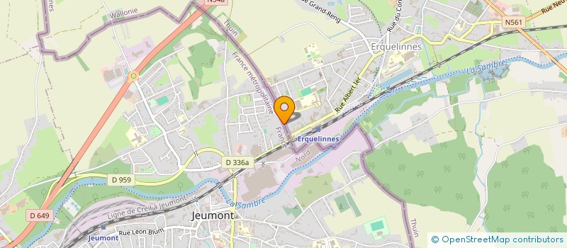 localisation de l'entreprise MADAME LAURYN ADAM  JEUMONT