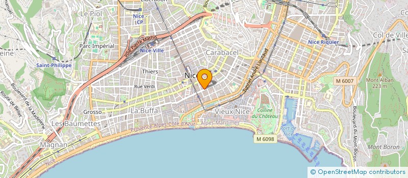 localisation de l'entreprise MADAME LAURYN BARATELLI  NICE