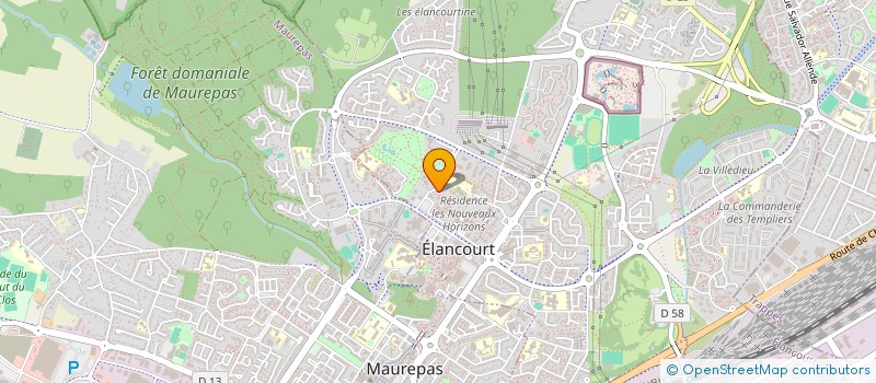 localisation de l'entreprise MADAME LAURYN LUWUTUKU  ELANCOURT