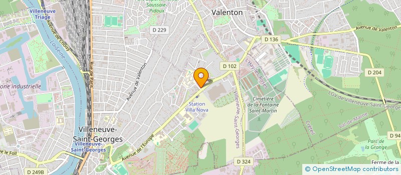 localisation de l'entreprise MADAME LAURYN MARIALE  VILLENEUVE-SAINT-GEORGES