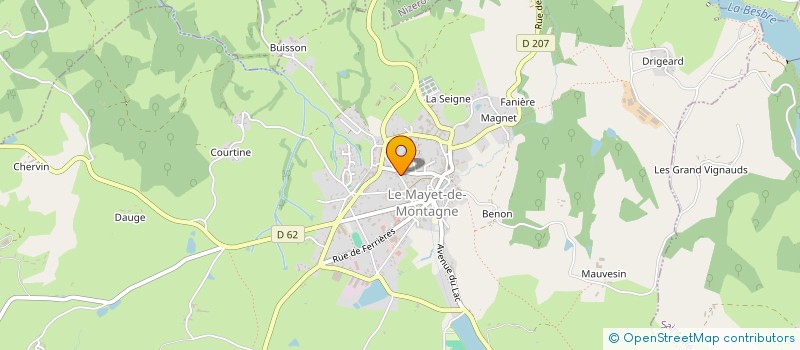 localisation de l'entreprise MADAME LAURYN MORAND  LE MAYET-DE-MONTAGNE