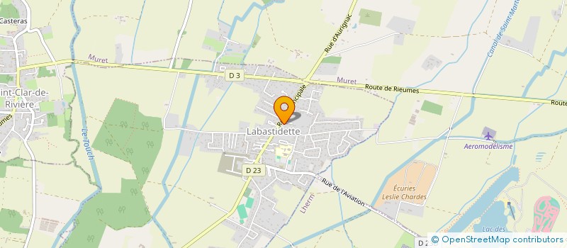 localisation de l'entreprise MADAME LAURYN PAIVA  LABASTIDETTE