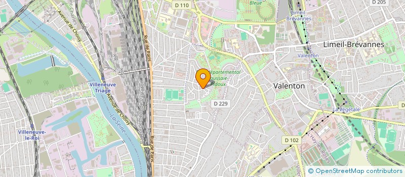 localisation de l'entreprise MADAME LAURYN RODRIGUES  VILLENEUVE-SAINT-GEORGES