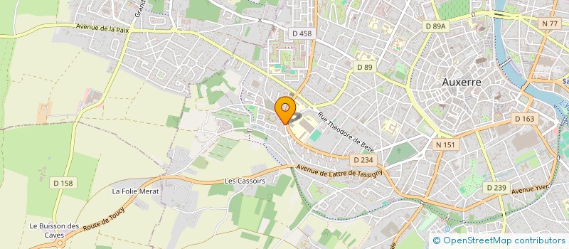 localisation de l'entreprise MADAME LAURYN STARZYK à AUXERRE