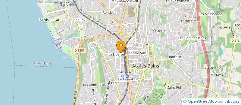 localisation de l'entreprise MADAME LAURYN WIEL  AIX-LES-BAINS