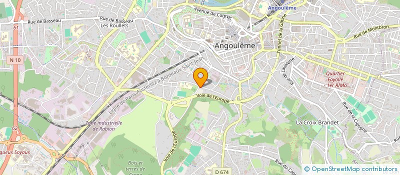 localisation de l'entreprise MADAME LAURYN ZOLLER à ANGOULEME