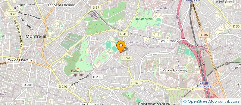 localisation de l'entreprise MADAME LAURYNA CALVET à MONTREUIL