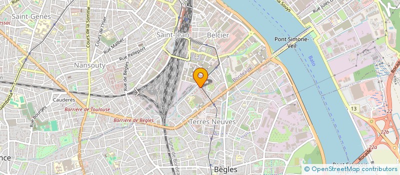 localisation de l'entreprise MADAME LAURYNE BECOIN-BALAN  BORDEAUX