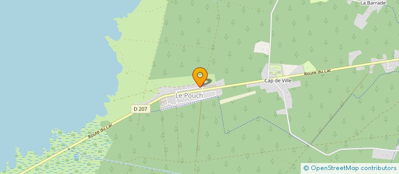 localisation de l'entreprise MADAME LAURYNE BLANC  CARCANS